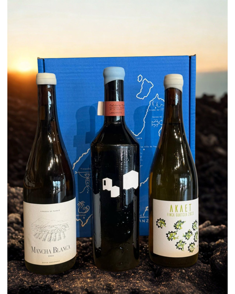 Volcanic Trilogy Lanzarote — 3 Unique Malvasía White Wines in One Box