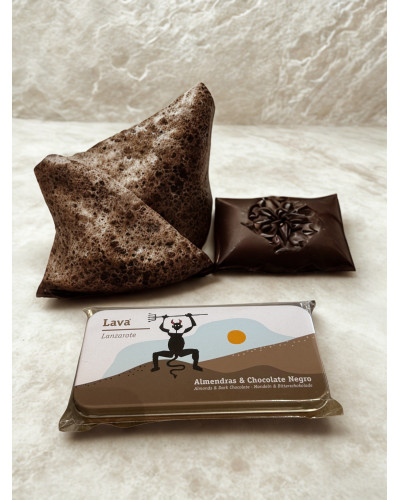 LAVA Almendras y Chocolate Negro | Dulce Gourmet de Lanzarote