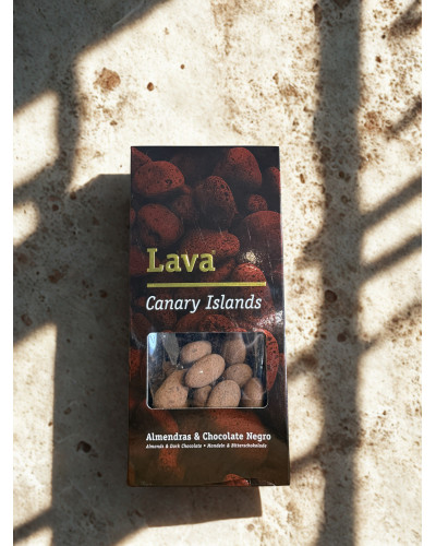 LAVA Almendras y Chocolate Negro | Chocolate Gourmet de Canarias