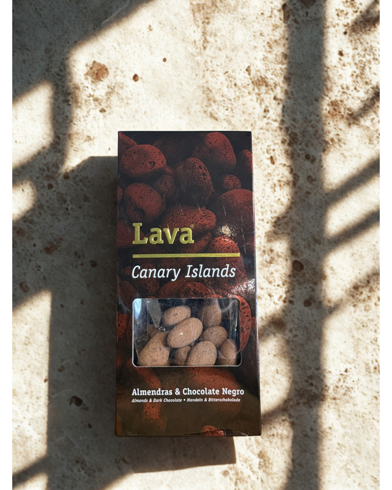 LAVA Almendras y Chocolate Negro | Chocolate Gourmet de Canarias