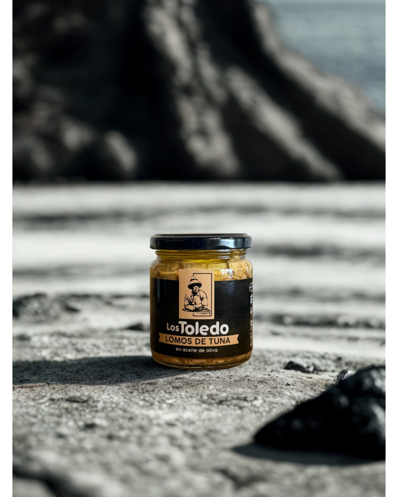 LOS TOLEDO LOMOS DE TUNA EN ACEITE DE OLIVA | CONSERVA GOURMET DE LANZAROTE