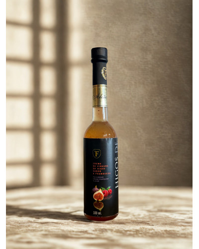 FIG VINEGAR CREAM WITH RASPBERRY 100 ML | GOURMET FROM TENERIFE