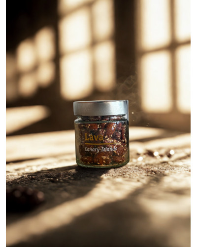 Almendras Garrapiñadas con Sésamo LAVA | Chocolate de Canarias