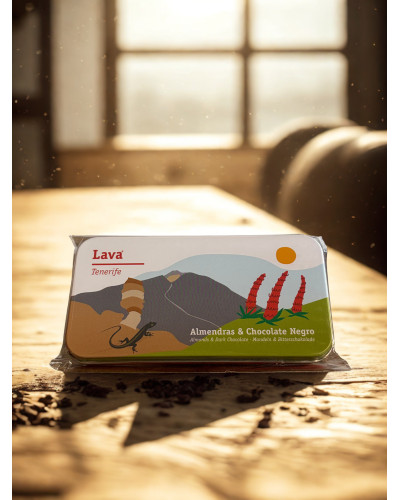 Almendras y Chocolate Negro LAVA Tenerife | Especial Canarias