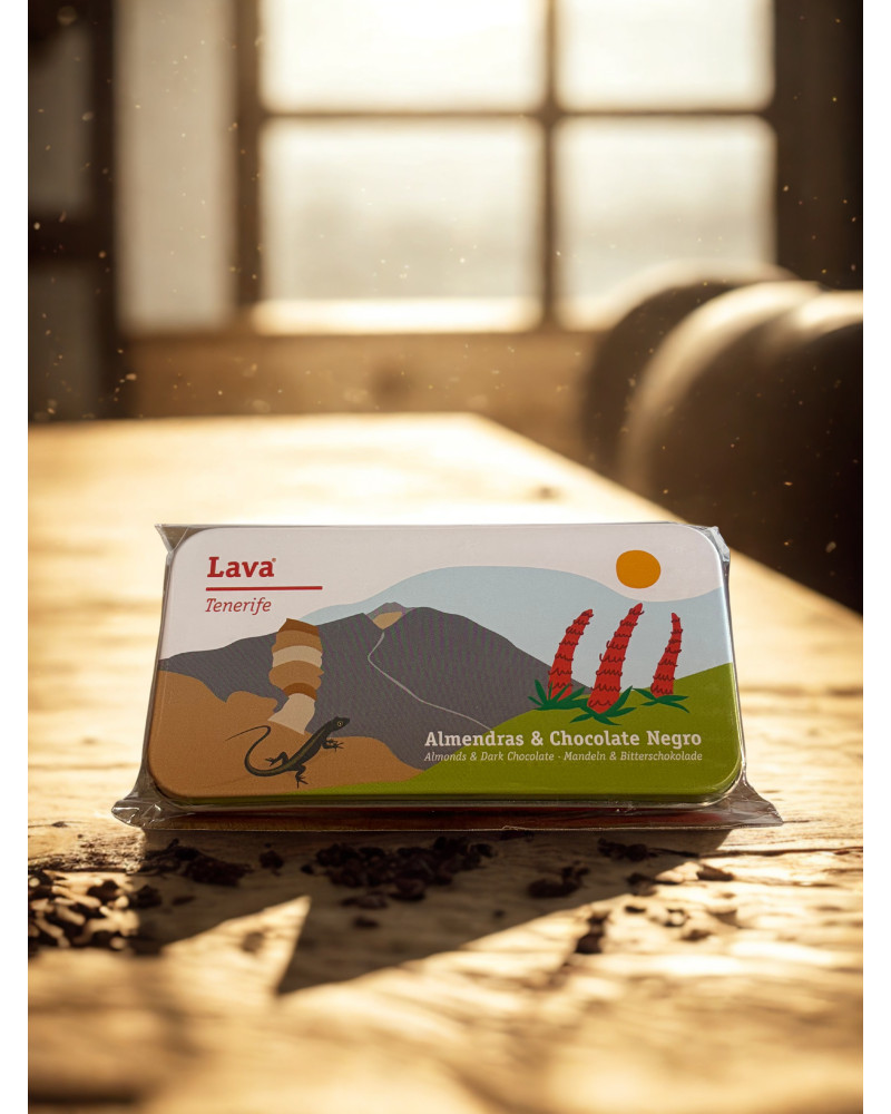 LAVA Tenerife Dark Chocolate Almonds | Canary Islands Collection