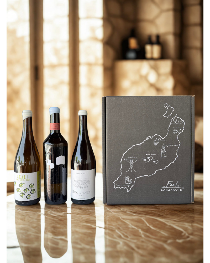 Volcanic Trilogy Lanzarote — 3 Unique Malvasía White Wines in One Box